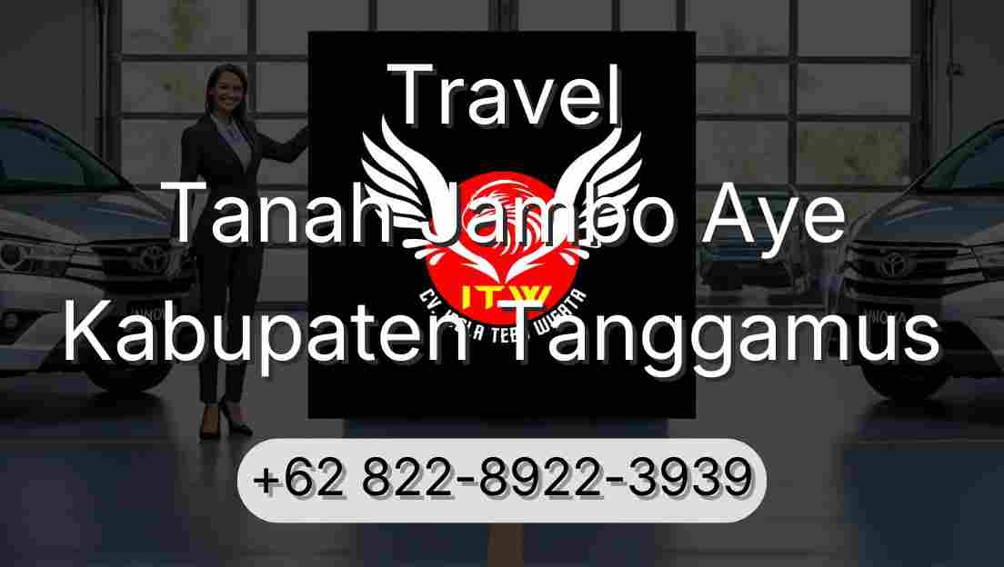 Travel Tanah Jambo Aye Kabupaten Tanggamus