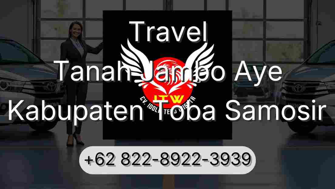 Travel Tanah Jambo Aye Kabupaten Toba Samosir
