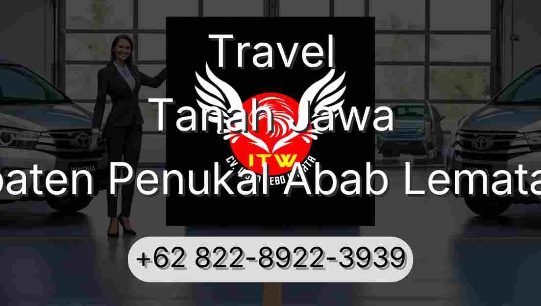 Travel Tanah Jawa Kabupaten Penukal Abab Lematang Ilir