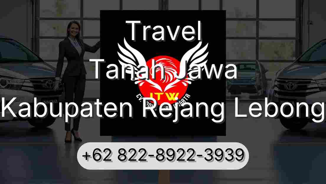 Travel Tanah Jawa Kabupaten Rejang Lebong