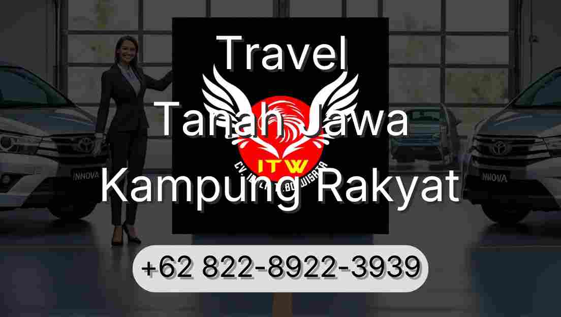 Travel Tanah Jawa Kampung Rakyat