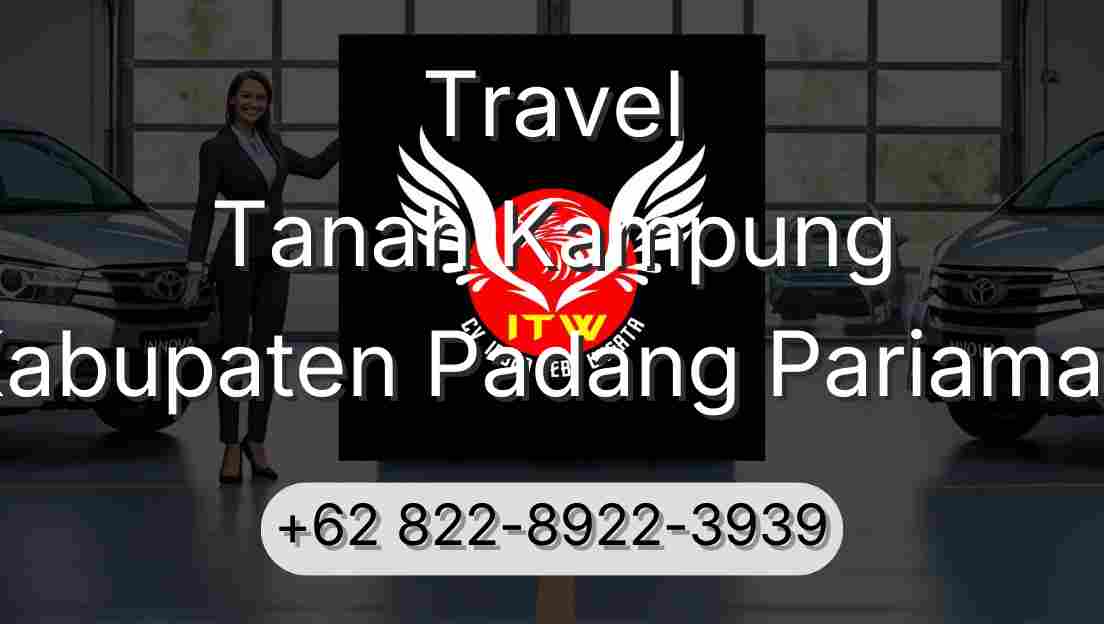 Travel Tanah Kampung Kabupaten Padang Pariaman