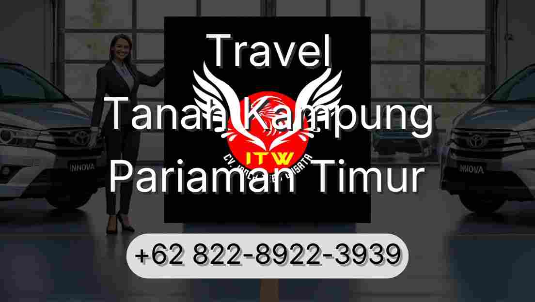 Travel Tanah Kampung Pariaman Timur