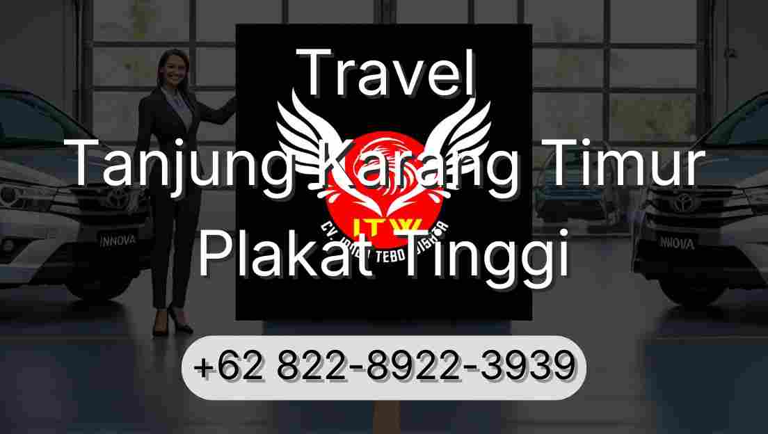Travel Tanjung Karang Timur Plakat Tinggi