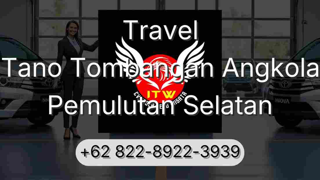 Travel Tano Tombangan Angkola Pemulutan Selatan