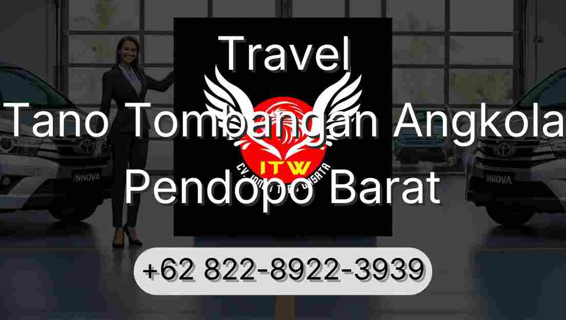 Travel Tano Tombangan Angkola Pendopo Barat
