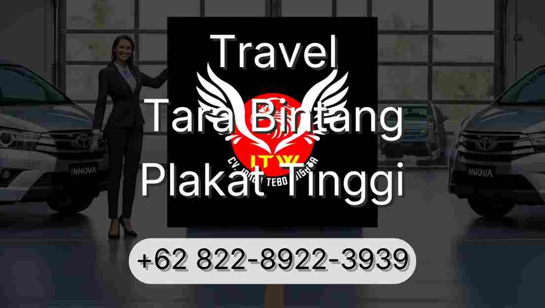 Travel Tara Bintang Plakat Tinggi