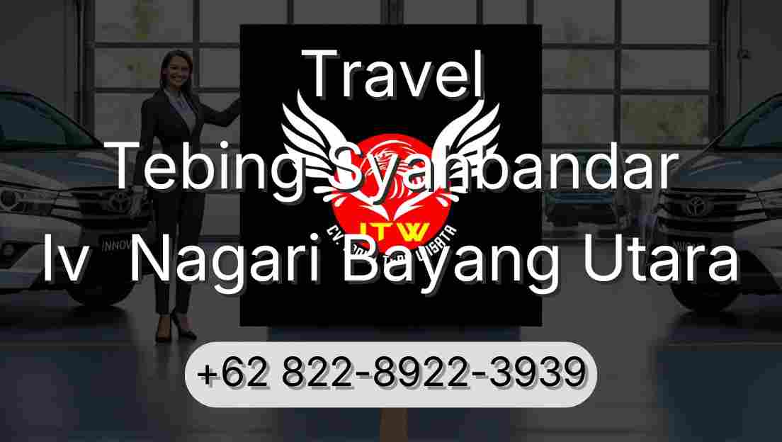 Travel Tebing Syahbandar Iv  Nagari Bayang Utara