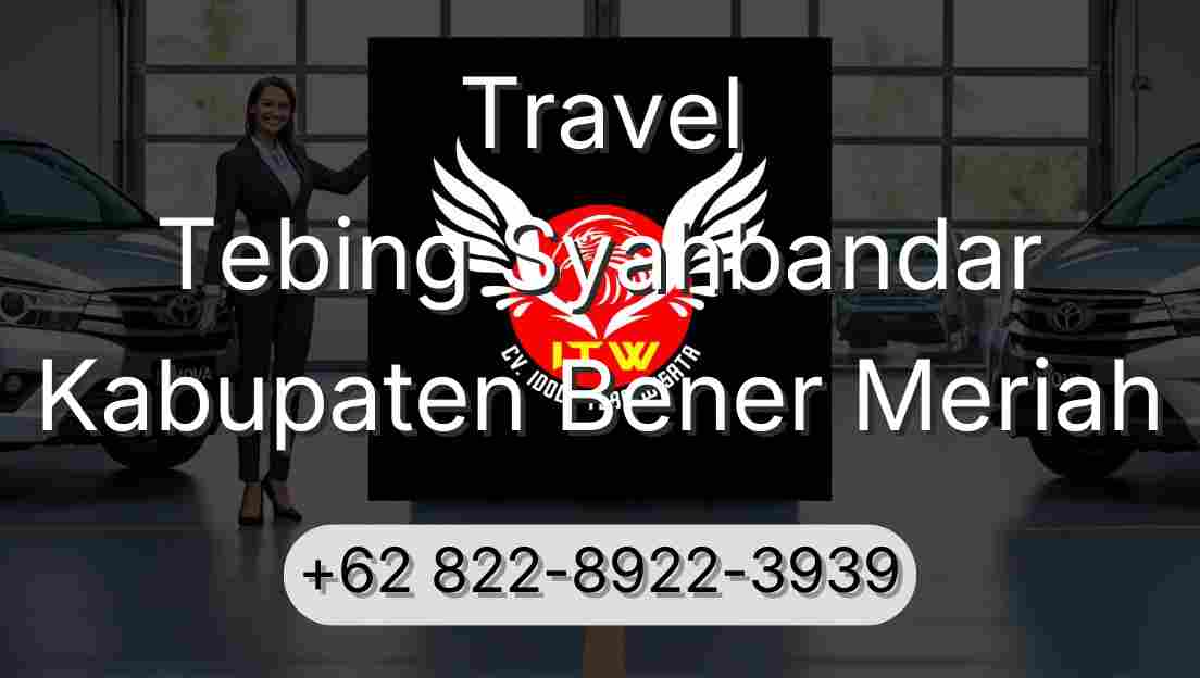 Travel Tebing Syahbandar Kabupaten Bener Meriah