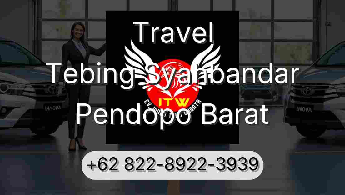 Travel Tebing Syahbandar Pendopo Barat