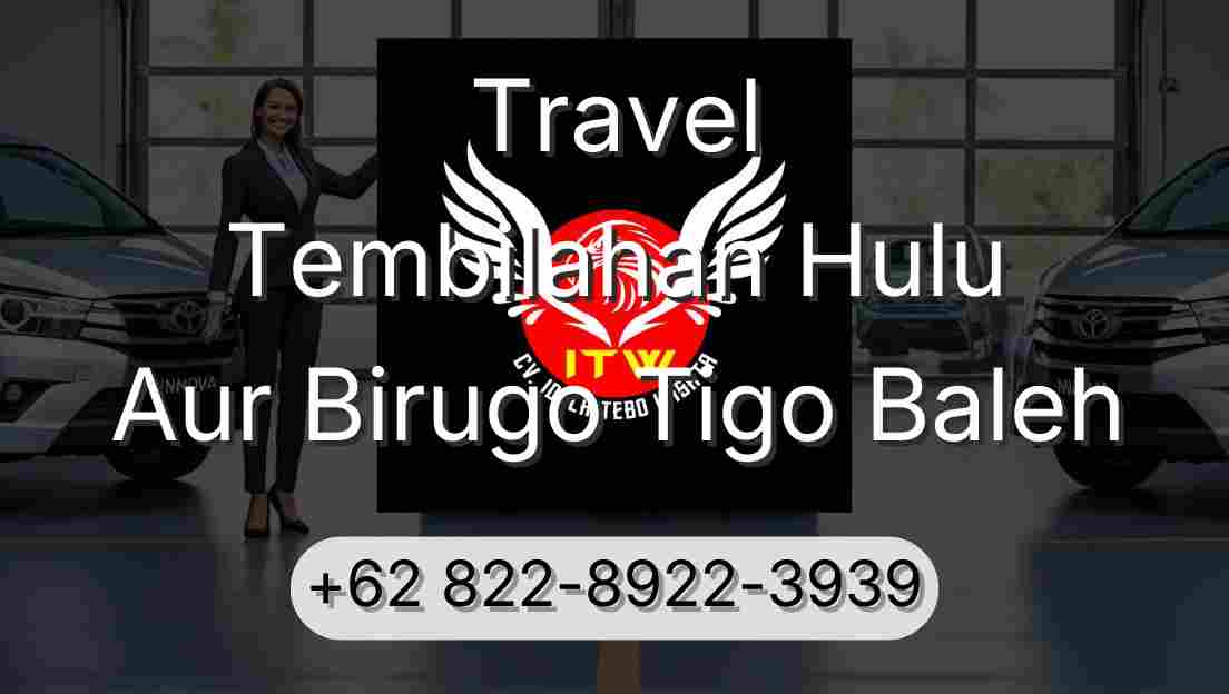 Travel Tembilahan Hulu Aur Birugo Tigo Baleh
