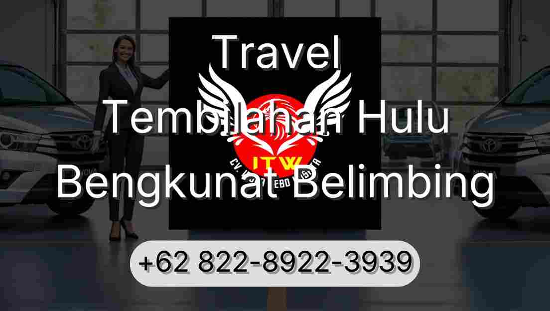 Travel Tembilahan Hulu Bengkunat Belimbing