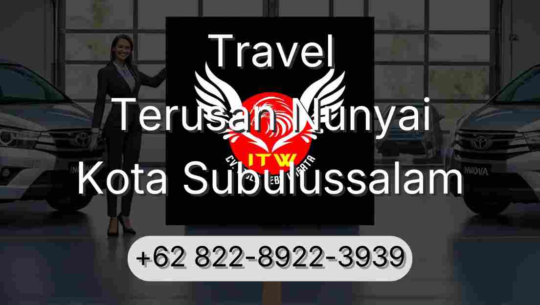 Travel Terusan Nunyai Kota Subulussalam
