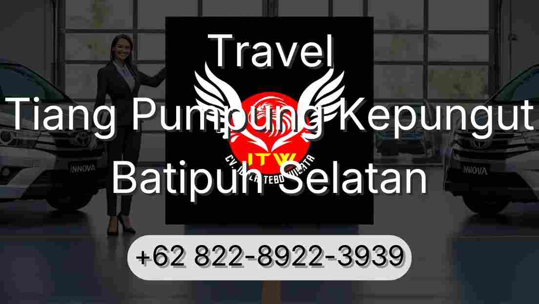 Travel Tiang Pumpung Kepungut Batipuh Selatan