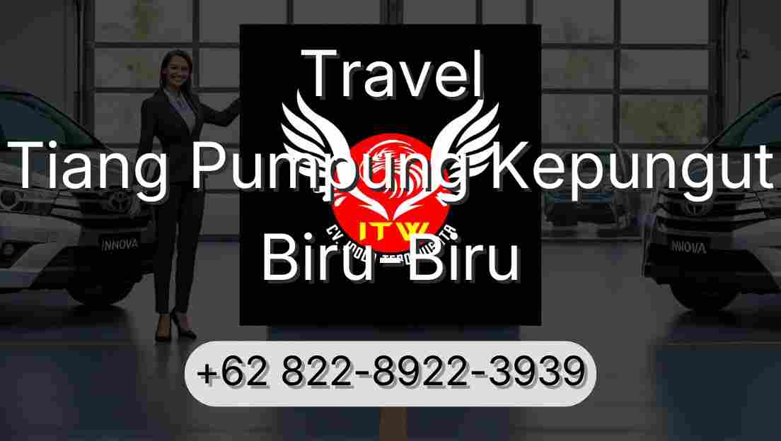 Travel Tiang Pumpung Kepungut Biru-Biru