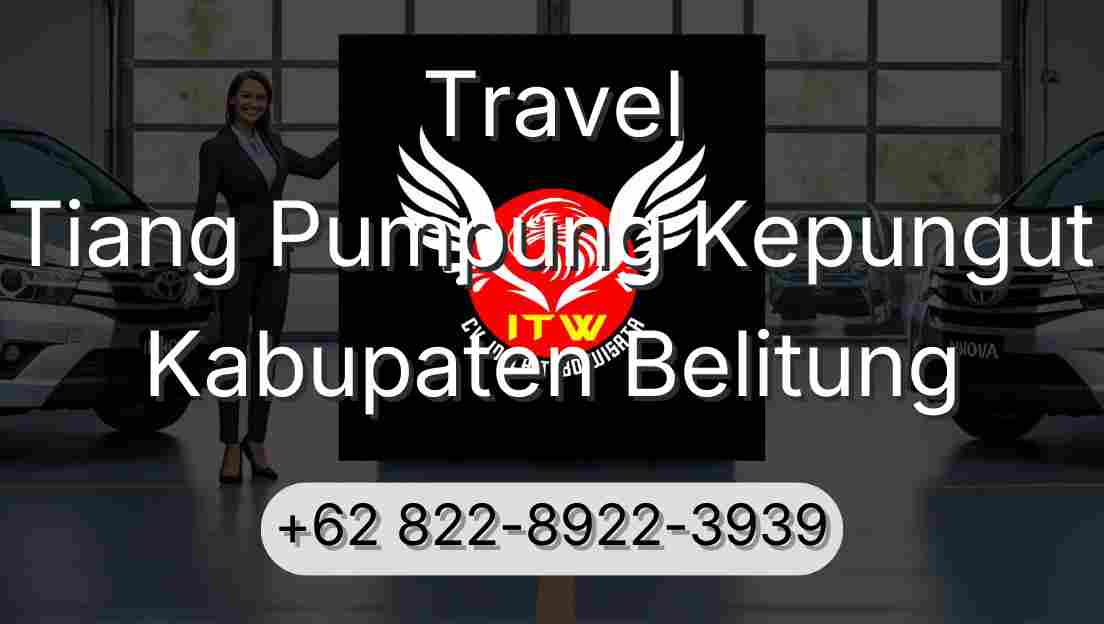 Travel Tiang Pumpung Kepungut Kabupaten Belitung