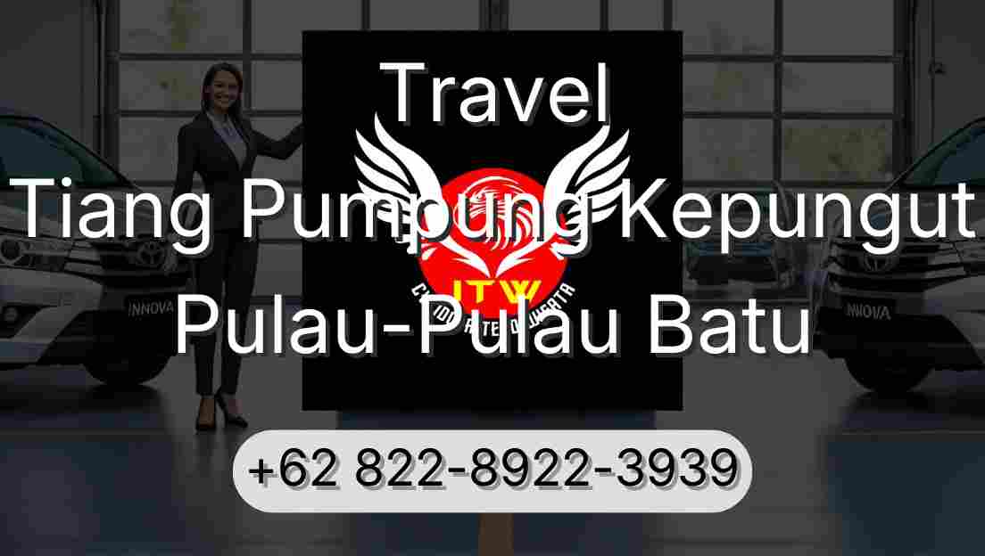 Travel Tiang Pumpung Kepungut Pulau-Pulau Batu
