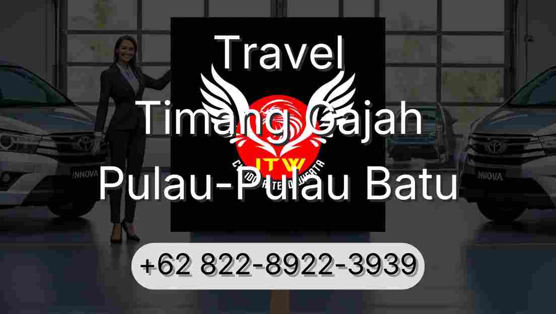 Travel Timang Gajah Pulau-Pulau Batu