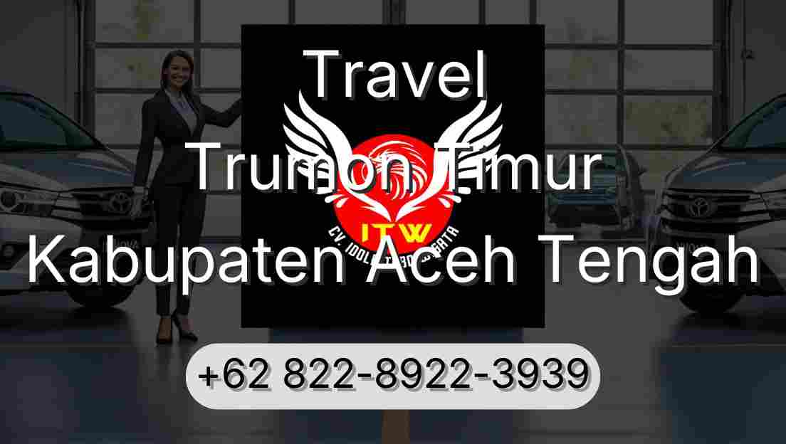 Travel Trumon Timur Kabupaten Aceh Tengah