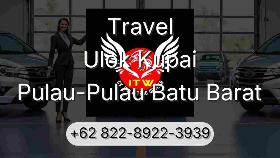 Travel Ulok Kupai Pulau-Pulau Batu Barat