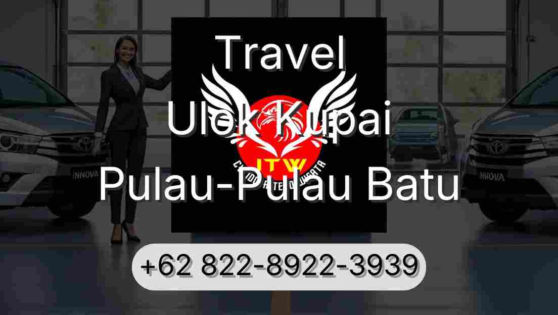 Travel Ulok Kupai Pulau-Pulau Batu