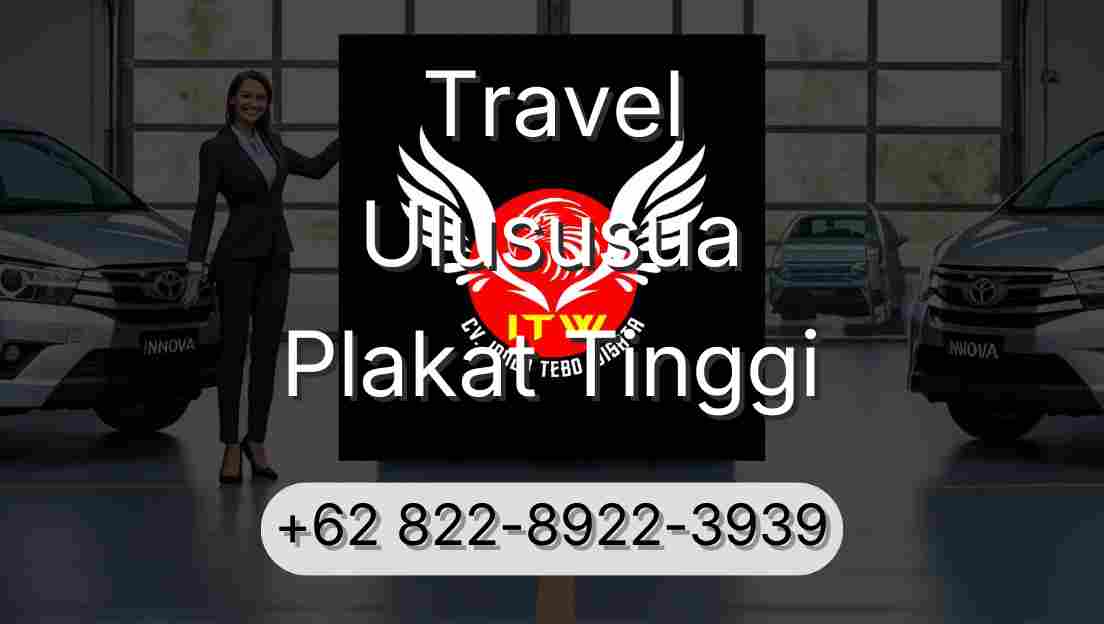 Travel Ulususua Plakat Tinggi