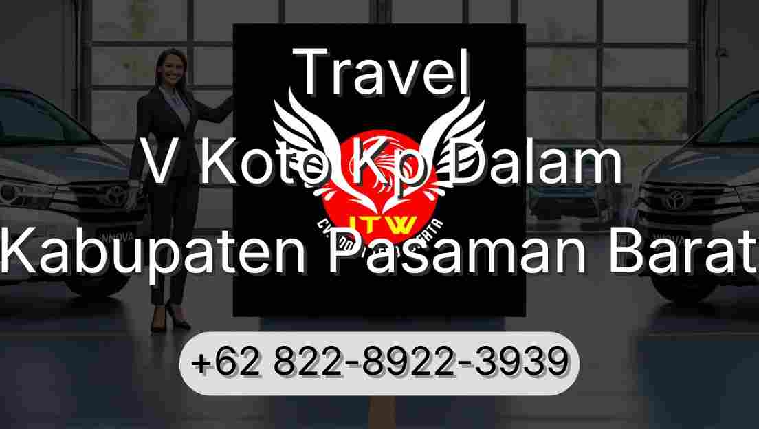 Travel V Koto Kp Dalam Kabupaten Pasaman Barat