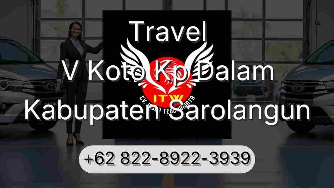 Travel V Koto Kp Dalam Kabupaten Sarolangun