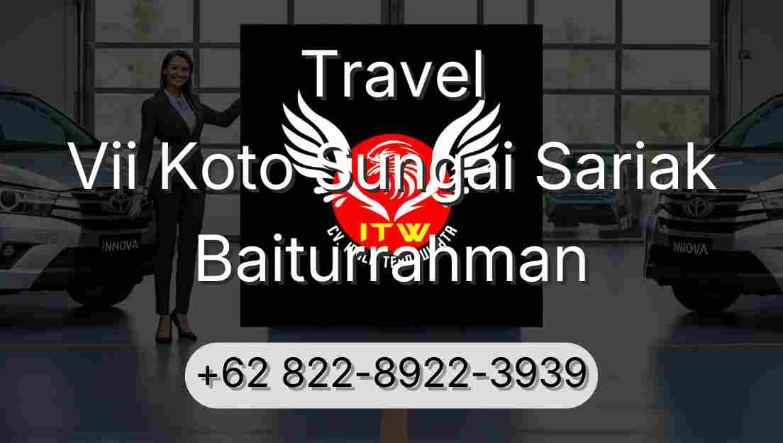 Travel Vii Koto Sungai Sariak Baiturrahman