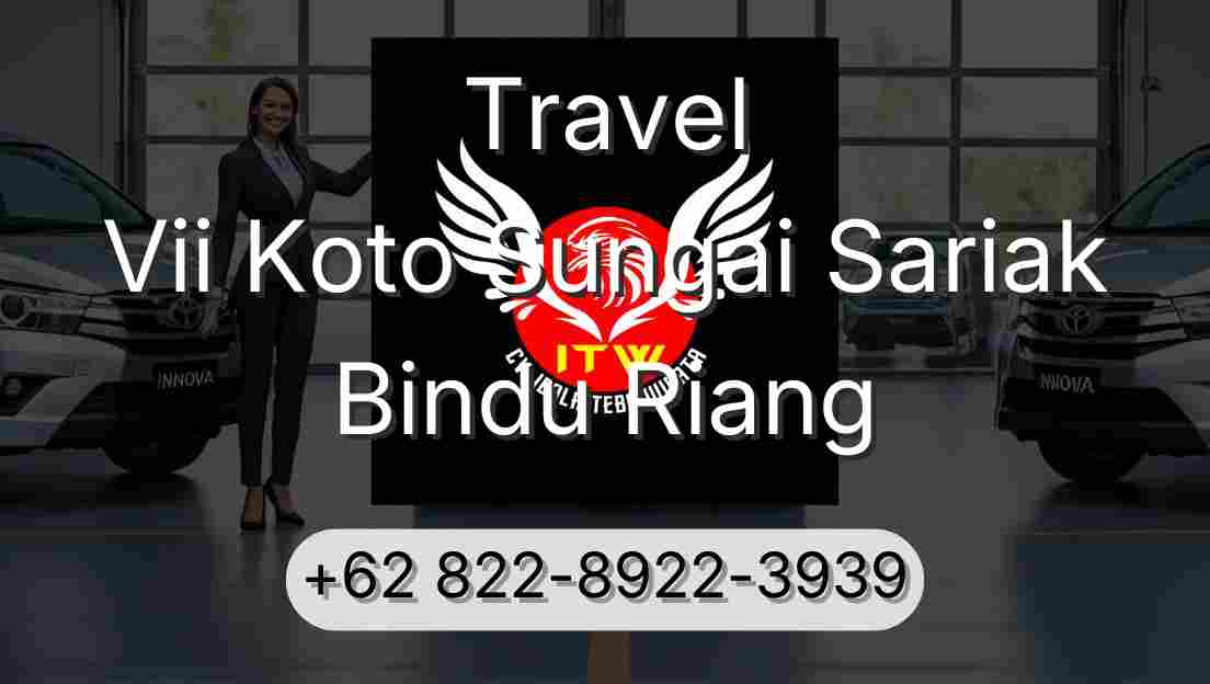 Travel Vii Koto Sungai Sariak Bindu Riang