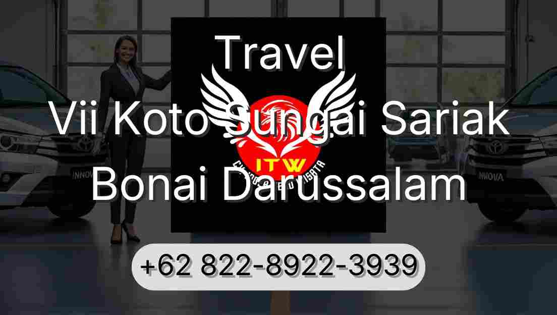 Travel Vii Koto Sungai Sariak Bonai Darussalam