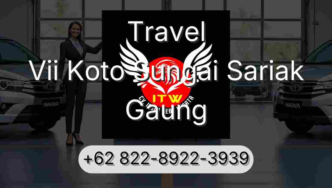 Travel Vii Koto Sungai Sariak Gaung