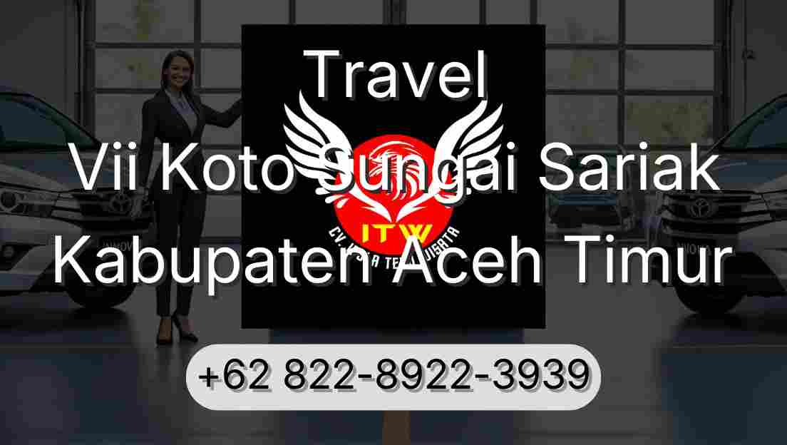 Travel Vii Koto Sungai Sariak Kabupaten Aceh Timur