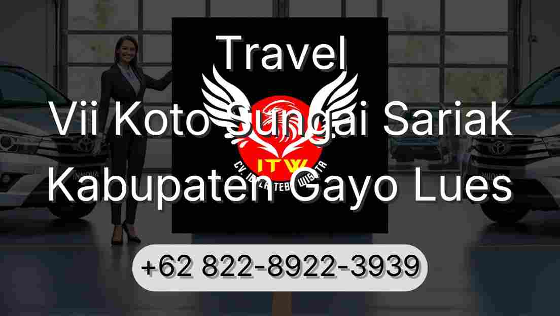 Travel Vii Koto Sungai Sariak Kabupaten Gayo Lues