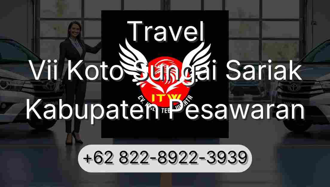 Travel Vii Koto Sungai Sariak Kabupaten Pesawaran
