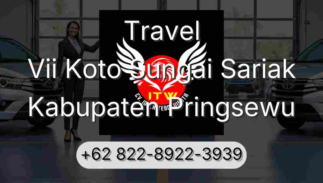 Travel Vii Koto Sungai Sariak Kabupaten Pringsewu