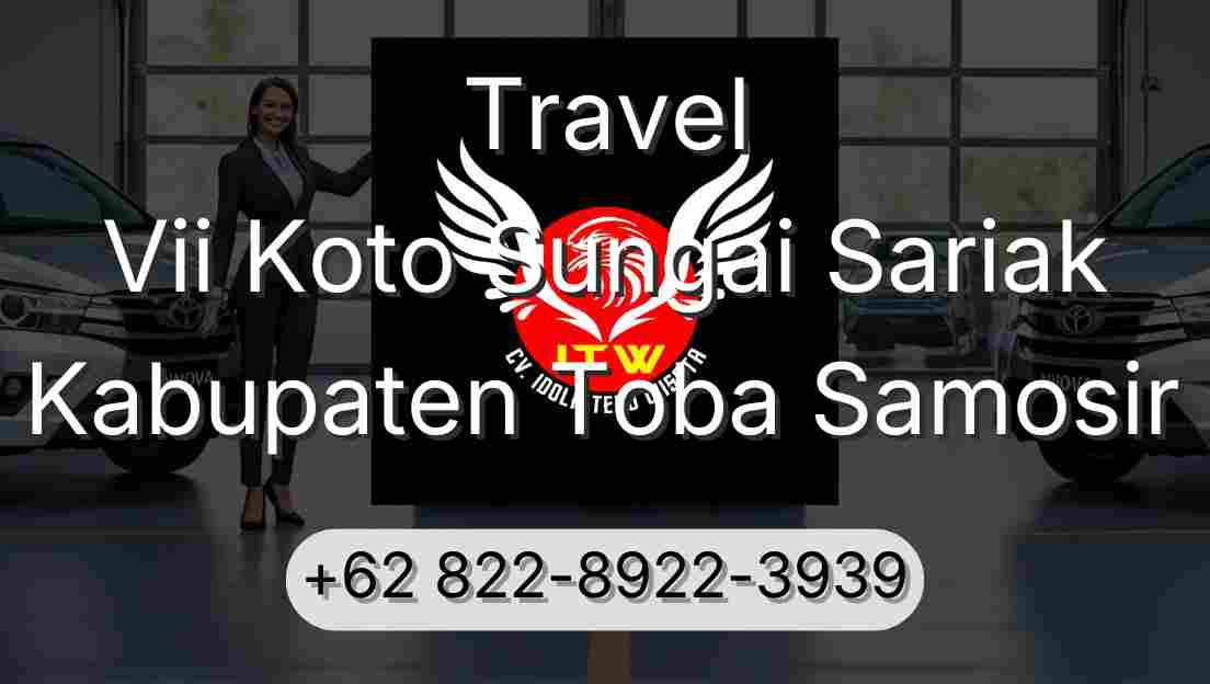 Travel Vii Koto Sungai Sariak Kabupaten Toba Samosir