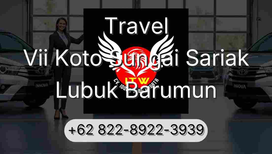 Travel Vii Koto Sungai Sariak Lubuk Barumun