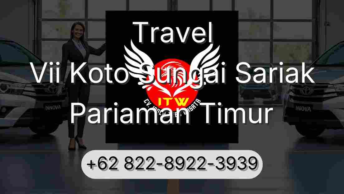Travel Vii Koto Sungai Sariak Pariaman Timur