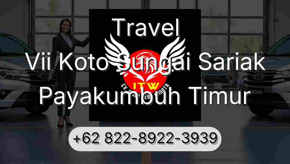 Travel Vii Koto Sungai Sariak Payakumbuh Timur