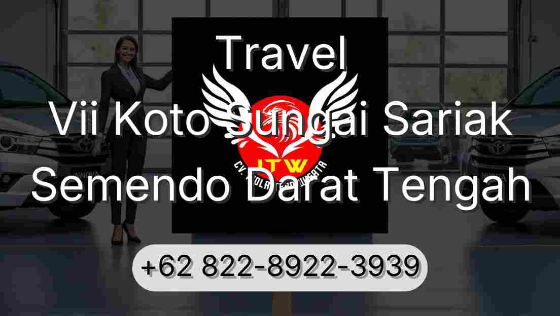 Travel Vii Koto Sungai Sariak Semendo Darat Tengah