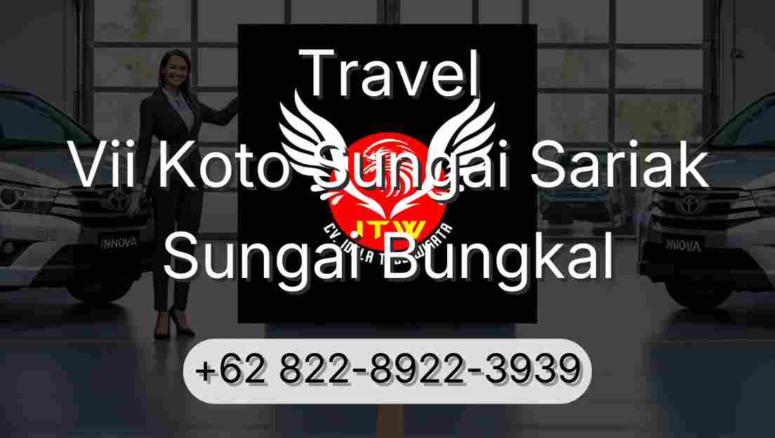 Travel Vii Koto Sungai Sariak Sungai Bungkal
