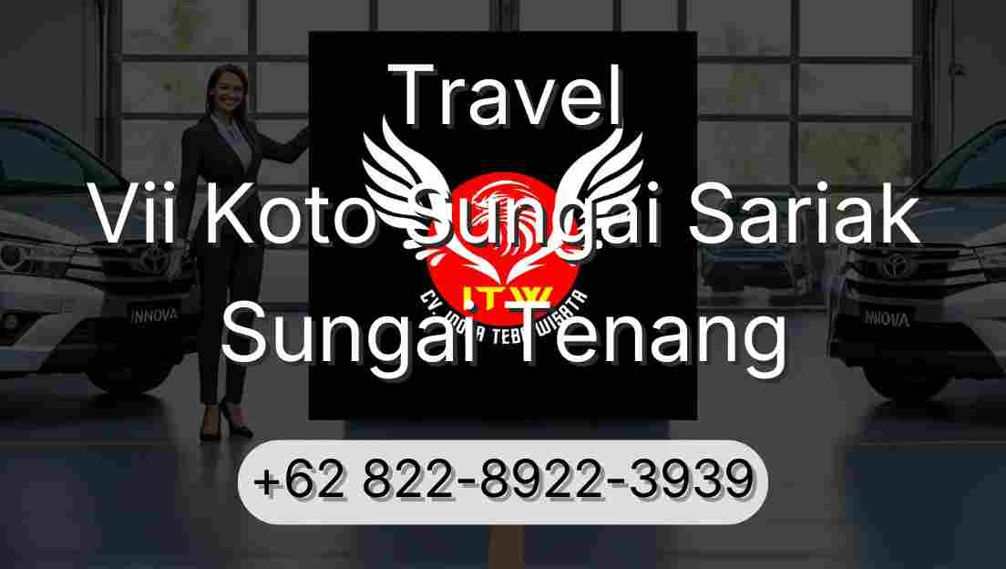 Travel Vii Koto Sungai Sariak Sungai Tenang