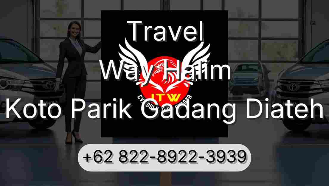 Travel Way Halim Koto Parik Gadang Diateh