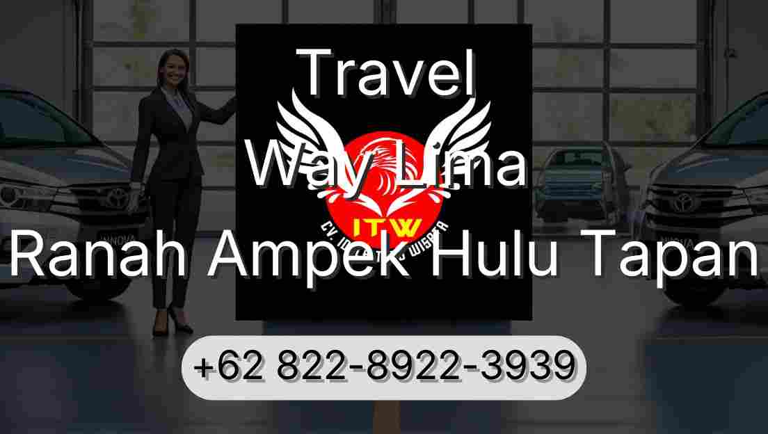 Travel Way Lima Ranah Ampek Hulu Tapan