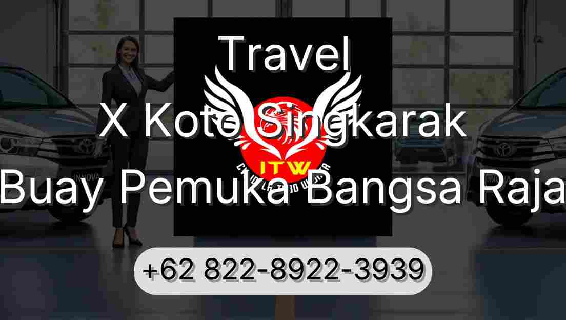 Travel X Koto Singkarak Buay Pemuka Bangsa Raja